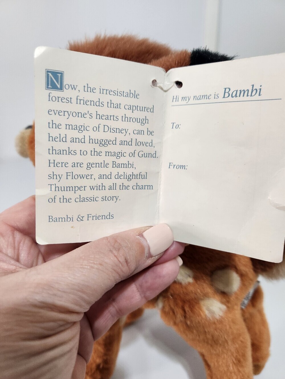 Gund Bambi With Bendable Legs - Picture 3 of 8